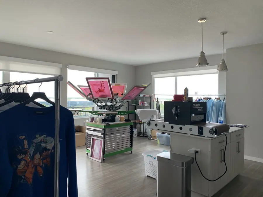 PERSONAL INTEREST production studio and apparel manufacturing setup
